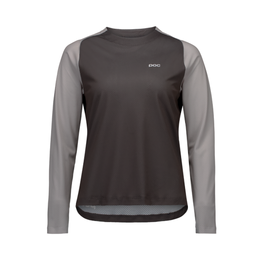 POC W's Motion Air L/S Jersey dame Granite Grey