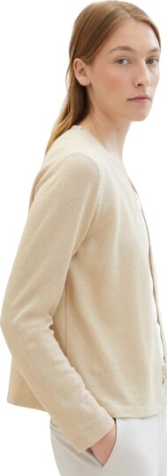 Tom Tailor T Shirt Cardigan Beige XXL