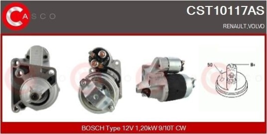CASCO CST10117AS Starter CASCO CST10117AS Starter