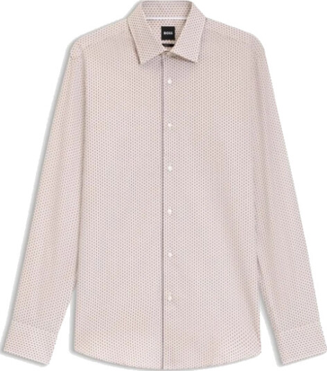 Boss Herre Skjorter Beige 2XL,