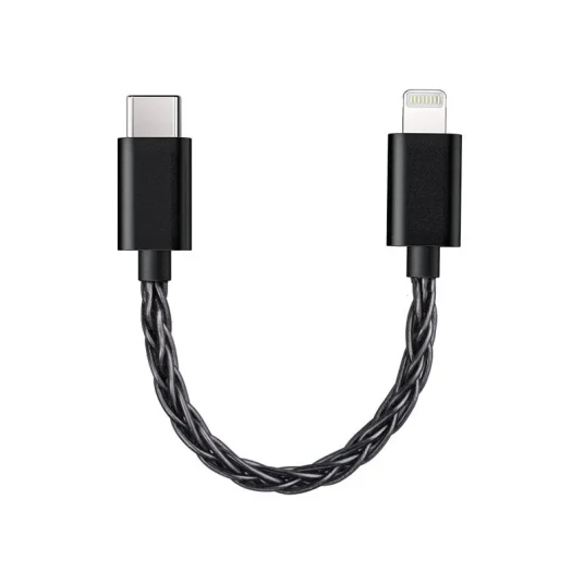FiiO LT-LT2 USB-C til Lightning, 10 cm FiiO LT-LT2 USB-C til Lightning, 10 cm