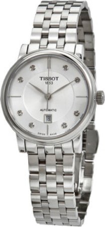 Tissot Dameklokke T122.207.11.036.00 Carson Sølvfarget/Stål Ø30 mm