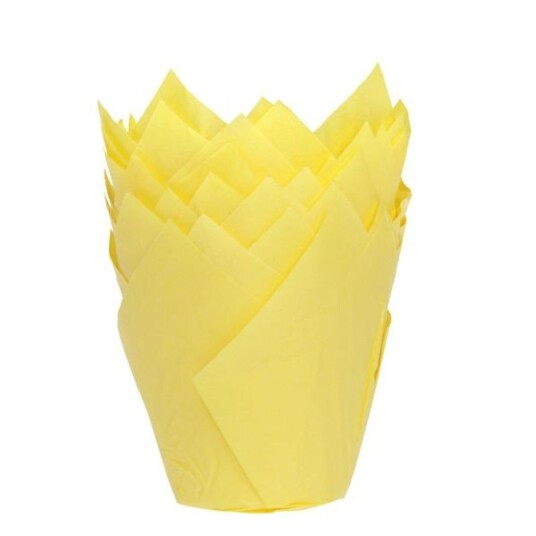 Gul Muffinsform Tulipan Fra House Of Marie Pk/36 