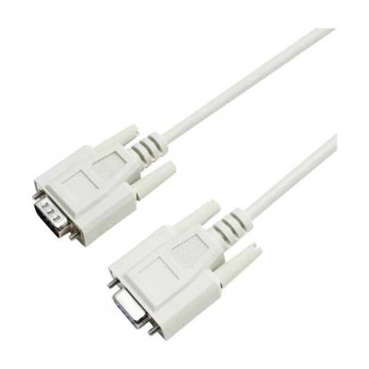 ELETRA RS232 DB9 M - F 2M KABEL, GRÅ