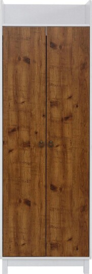 Shellake Garderobe 62x60 cm - Hvit/Natur