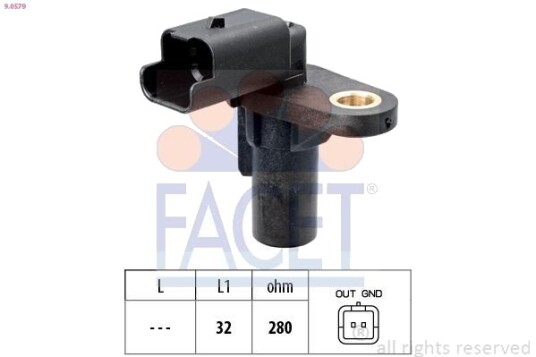 Impulsgiver, veivaksel FACET 9.0579