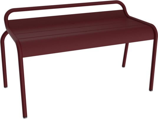 Fermob - Luxembourg Compact Bench - Black Cherry - Hagebenker - Frédéric Sofia - Rød