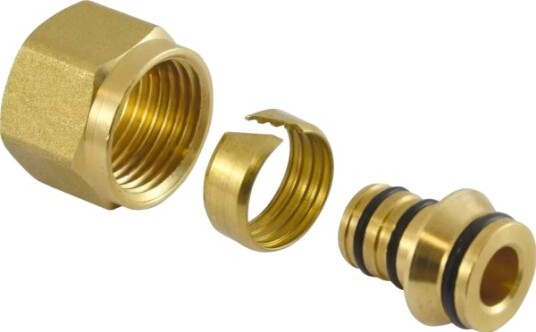 Ferro Klemringskobling 1/2" For Flerlagsrør 16 X 2 Mm
