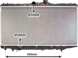 VAN WEZEL 53002123 Radiator motorkjøling VAN WEZEL 53002123 Radiator motorkjøling