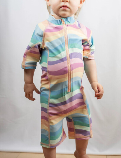 Geggamoja Uv-Suit - Multi/patterned - 98/104