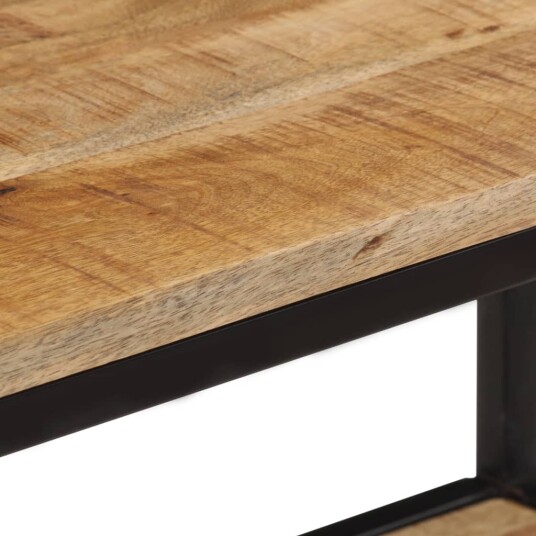 Konsollbord 70x35x70 cm grovt heltre mangotre 374072