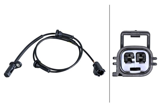 Sensor, ABS HELLA 6PU 358 217-331