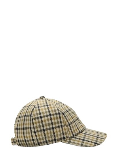 Mango Cap With Check Visor   Multi/patterned   ONE SIZE