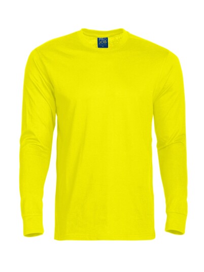 Projob 2017 T Shirt Med Lang Arm Yellow M