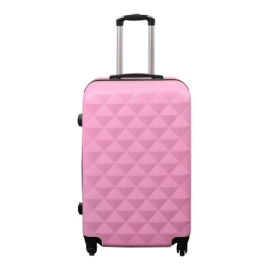 Borg Living Koffert I Rosa - Hard Abs / Polykarbonat - Diamant Borg Living Koffert I Rosa - Hard Abs / Polykarbonat - Diamant