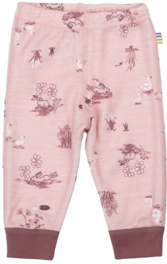 Joha Goose & Propeller Leggings I Ull/bambus Lyserød Joha Goose & Propeller Leggings I Ull/bambus Lyserød