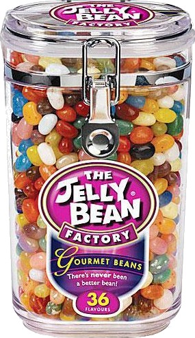 Jelly Beans Jar Gourmet Mix 700 gram USA Import   Patentkrukke