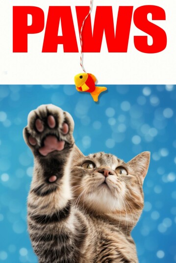 Namly Design Plakat Paws Kattekunst POSTERWLPBN4
