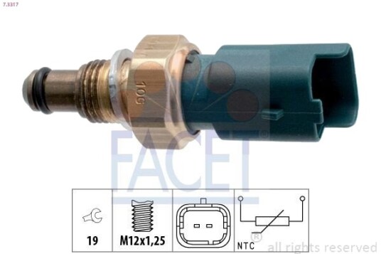 Sensor, motortemperatur FACET 7.3317