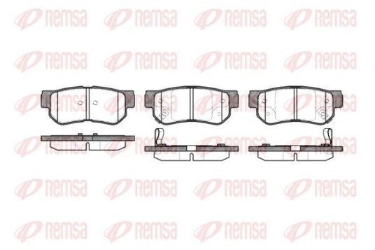 Bremseklosser REMSA 0746.02
