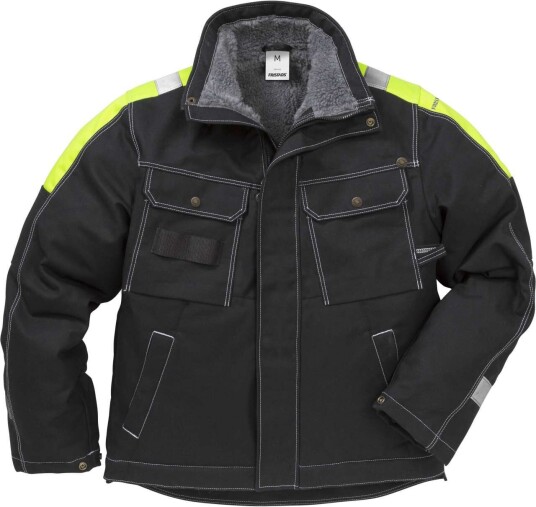 Fristads 447 FASI Vinterjakke med ID-kortlomme, 2XL Svart Fristads 447 FASI Vinterjakke med ID-kortlomme, 2XL Svart