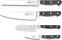 Lion Sabatier Knivsett Pluton 4 deler 1 set Sort
