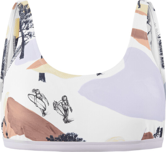 Picture Organic Clothing Women's Clove Print Bralette Top XL , Pyla