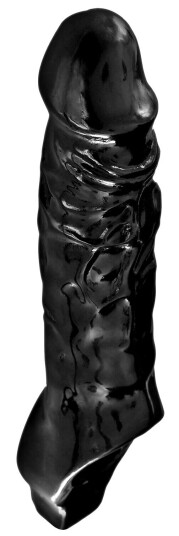 Master Series Mamba Cock Sheath Penis Sleeve     - Svart
