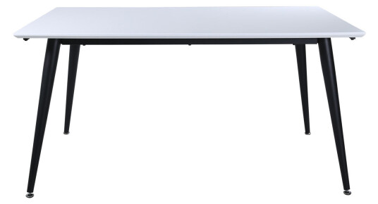 Jimmy spisebord 90x150/240cm inkl. tilleggsplater HPL hvit . Jimmy spisebord 90x150/240cm inkl. tilleggsplater HPL hvit .