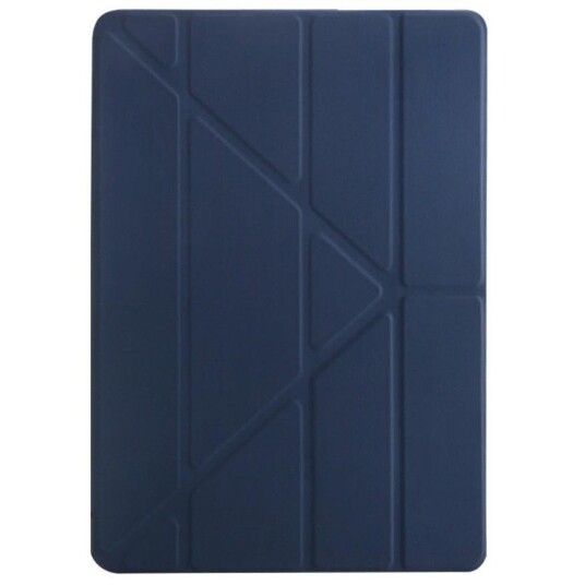 INCOVER iPad 10.2 (2021 / 2020 / 2019) Deksel - Fleksibel Origami Deksel - Mørkeblå