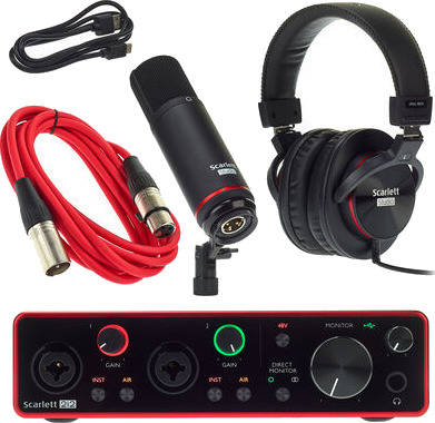 Focusrite Scarlett 2i2 Studio 3rd Gen Focusrite Scarlett 2i2 Studio 3rd Gen