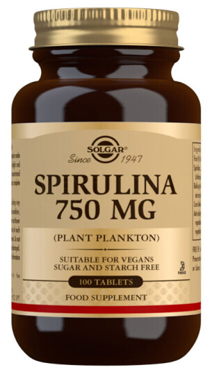 Solgar Spirulina 80 Tabletter