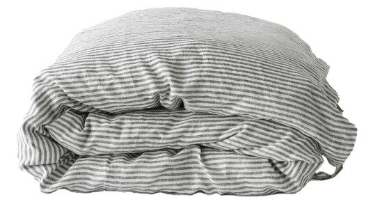 Tell Me More Dynetrekk lin 220 x 240 cm Grey/Hvit Tell Me More Dynetrekk lin 220 x 240 cm Grey/Hvit