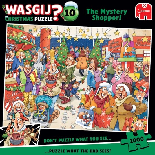Wasgij Christmas 10 Puslespill   1000 brikker   Mystery Shopper