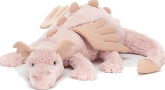 Jellycat Drage Kosedyr 66 cm Rosa