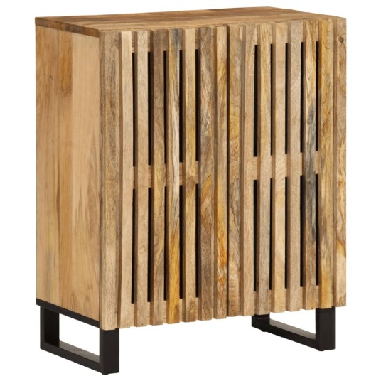 Skjenker 3 stk 60x34x75 cm grovt heltre mangotre
