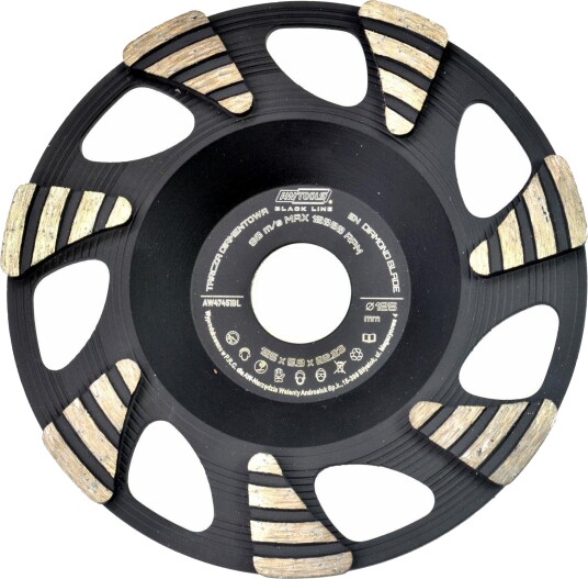 Awtools Awtools Turbo Diamant Slipeskive 125Mm Awtools Awtools Turbo Diamant Slipeskive 125Mm