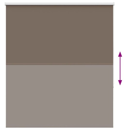 Rullegardin lystette 120x130 cm stoff bredde 116,6 cm polyester 8721158320643