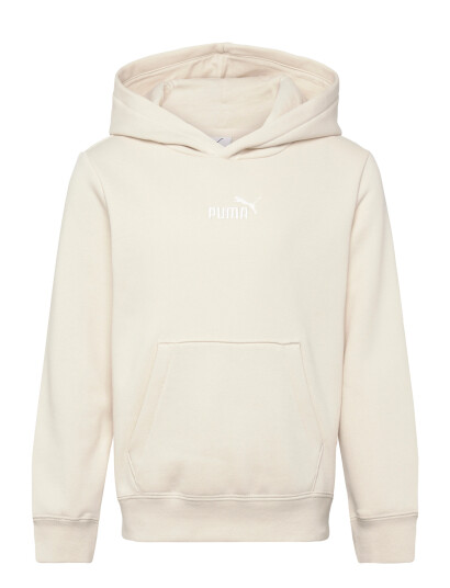 PUMA Ess Small No.1 Logo Centered Hoodie Fl B Cream 164 PUMA Ess Small No.1 Logo Centered Hoodie Fl B Cream 164