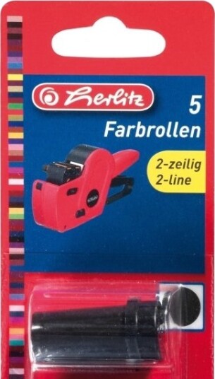 Herlitz Erstatningsrulle For Prismerker 2 Linjer Plast Svart For Prismerker 1605120 Fra 2008 10956282