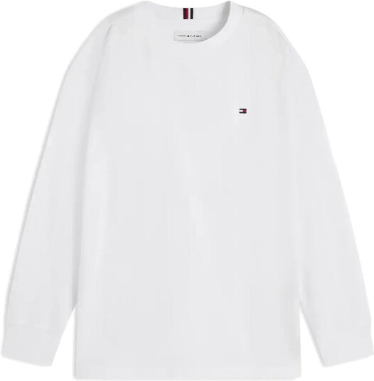 Tommy Hilfiger Essential T Shirt Ls WHITE 164 Tommy Hilfiger Essential T Shirt Ls WHITE 164
