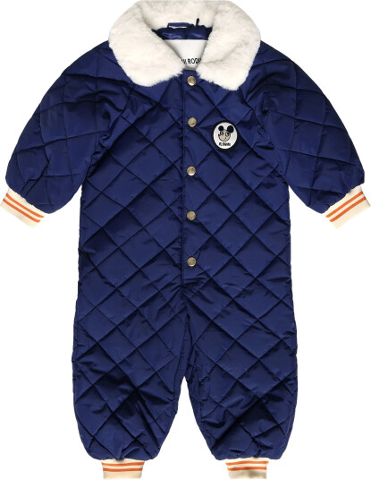 Mini Rodini Ritzratz Quilted Baby Overall Blue 68/74