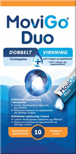 MoviGo Duo oppløsning i doseposer 10 stk