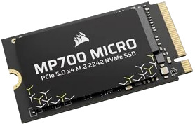 Corsair MP700 MICRO SSD 2TB PCIe 5.0 M.2 2242 CSSD F2000GBMP700MCR Corsair MP700 MICRO SSD 2TB PCIe 5.0 M.2 2242 CSSD F2000GBMP700MCR