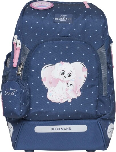 Beckmann Skolesekk 1.kl Pet Friends Blue Active Air FLX Beckmann Skolesekk 1.kl Pet Friends Blue Active Air FLX