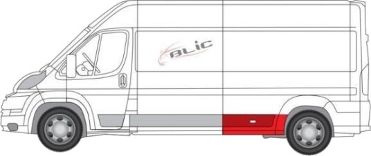 Innvendig hjulskjerm BLIC 6504-03-2098583P