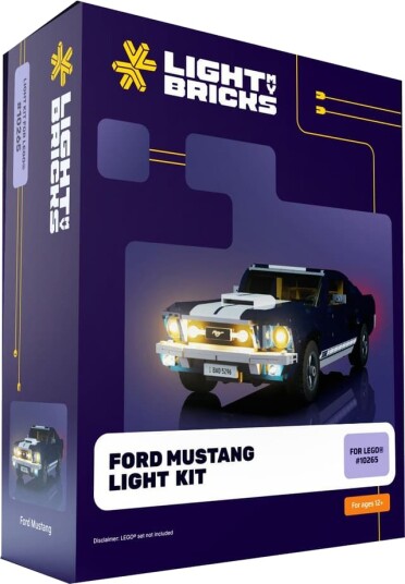 Light My Bricks™ Ford Mustang lyssett