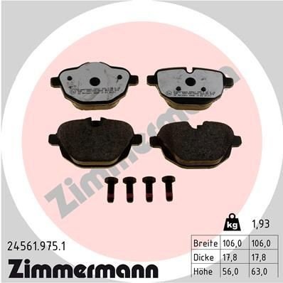 Bremseklosser ZIMMERMANN 24561.975.1