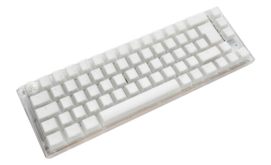Ducky One 3 - Aura White Nordic - SF 65% - Cherry Red - RGB - ND - Gamingtastatur - Nordisk - Hvit