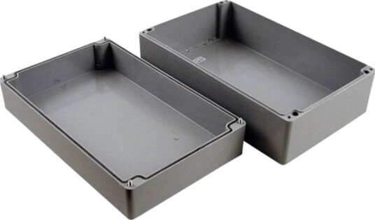 Hammond Electronics 1590Zgrp244 Universal Kapsling 400 X 250 X 160 Polyester Grå 1 Stk.